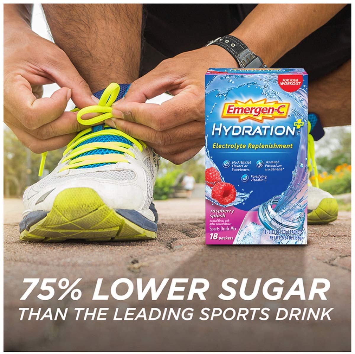 EMERGEN-C HYDRATION SPORTS DRINK MIX - 18 PAKET