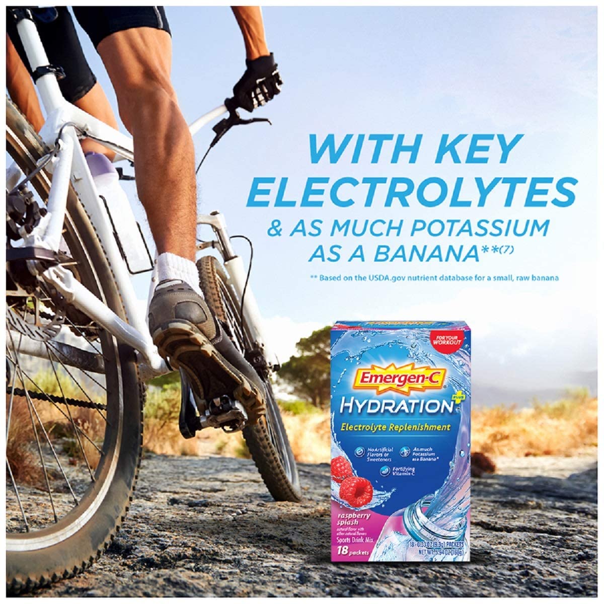 EMERGEN-C HYDRATION SPORTS DRINK MIX - 18 PAKET