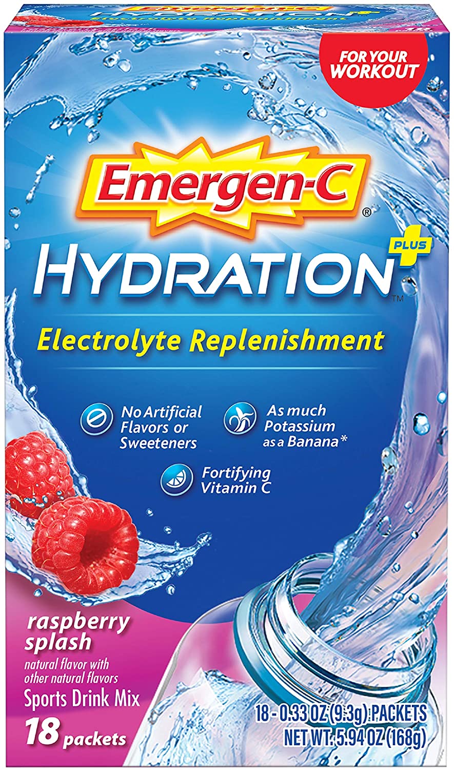 EMERGEN-C HYDRATION SPORTS DRINK MIX - 18 PAKET
