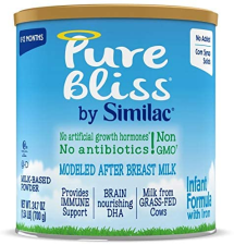 SIMILAC PURE BLISS INFANT FORMULA MODELED AFTER BREAST MILK -  4 ADET