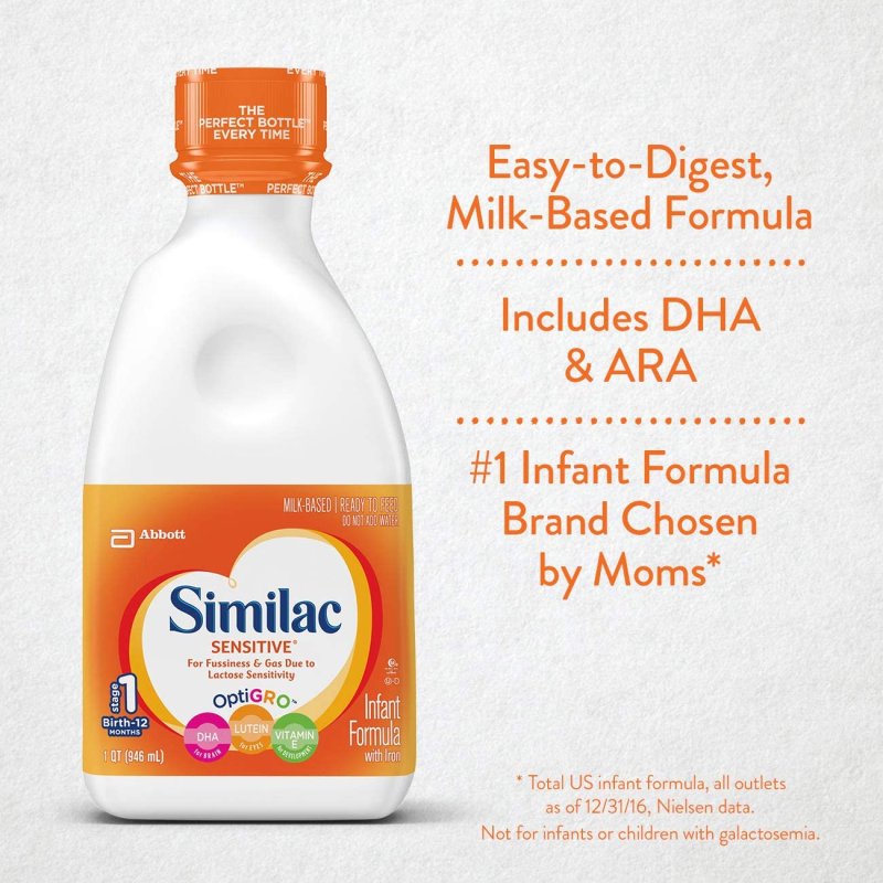 SIMILAC SENSITIVE INFANT FORMULA WITH IRON  6'LI PAKET PAKET - 946 ML