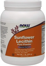 NOW SUPPLEMENTS SUNFLOWER LECITHIN POWDER - 454 G