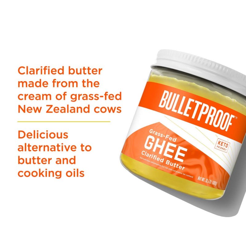 BULLETPROOF GRASS FED GHEE CLARIFIED BUTTER - 383 G