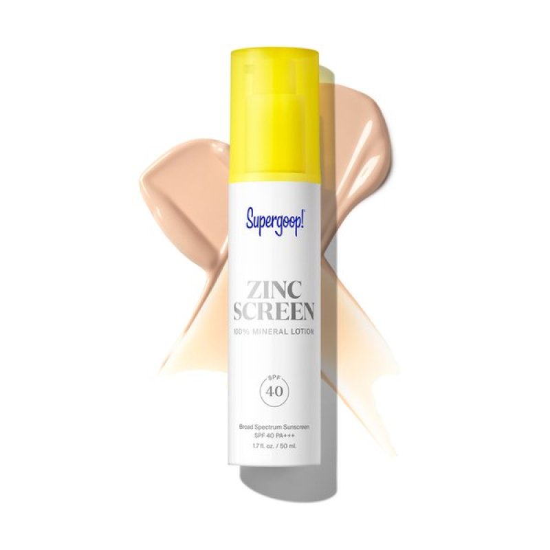 SUPERGOOP ZINCSCREEN 100% MINERAL LOTION SPF 40 - 50 ML