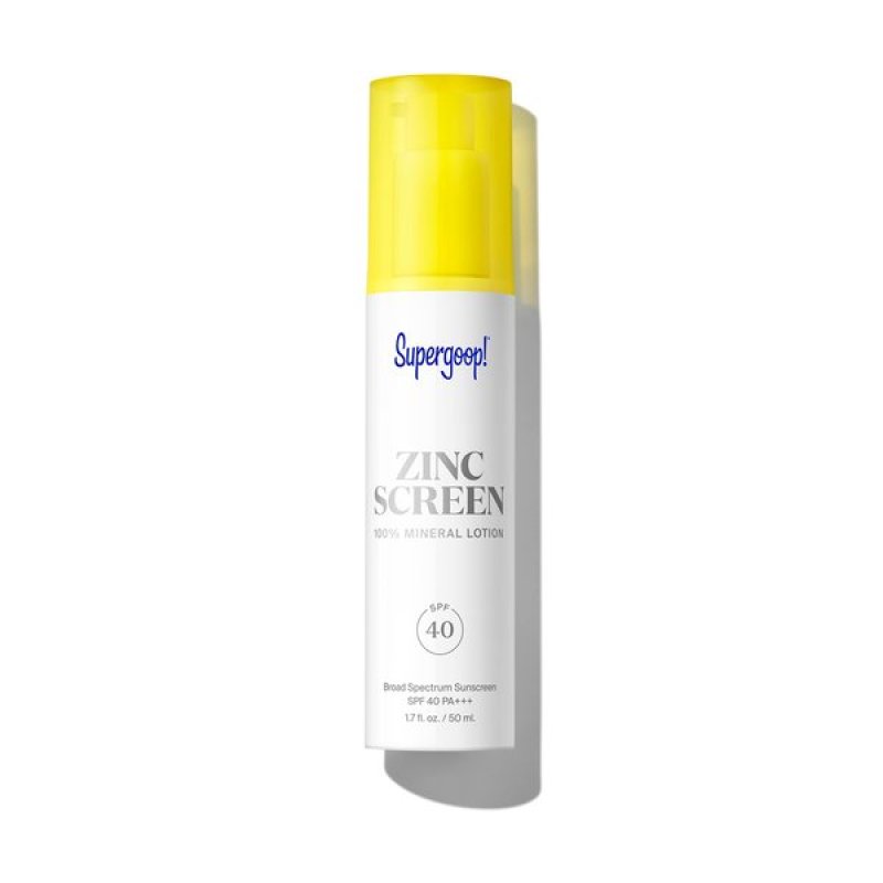 SUPERGOOP ZINCSCREEN 100% MINERAL LOTION SPF 40 - 50 ML