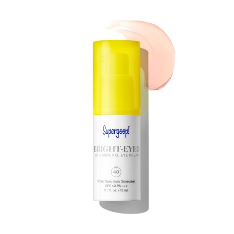 SUPERGOOP BRIGHT-EYED 100% MINERAL EYE CREAM SPF 40 - 15 ML