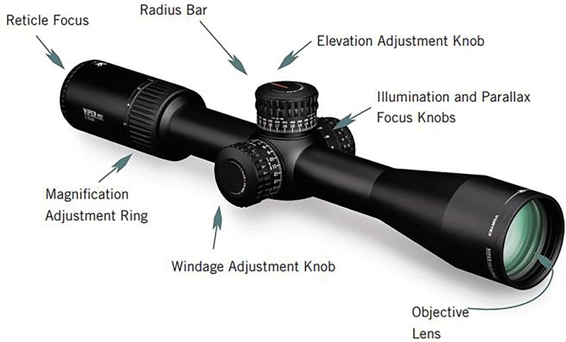 VORTEX SCOPE VIPER PST GEN II FIRST FOCAL PLANE