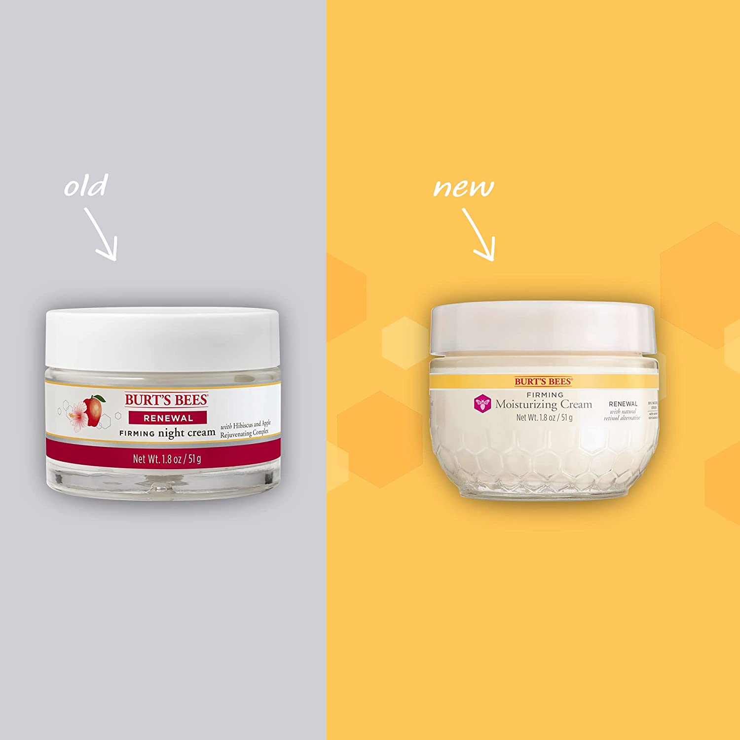 BURTS BEES FIRMING MOISTURIZING NATURAL SKIN CARE - 51 G