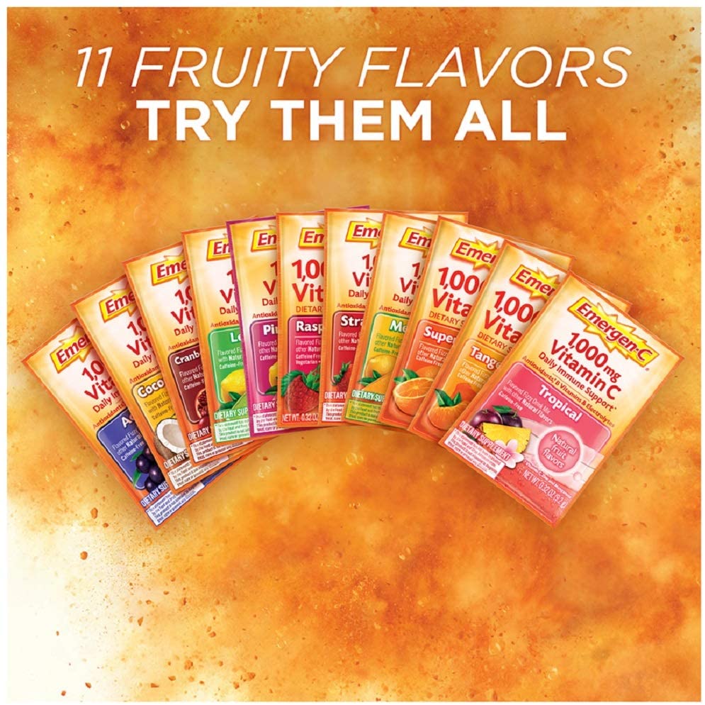 EMERGEN-C 1000MG VITAMIN C TANGERINE POWDER - 30 PAKET