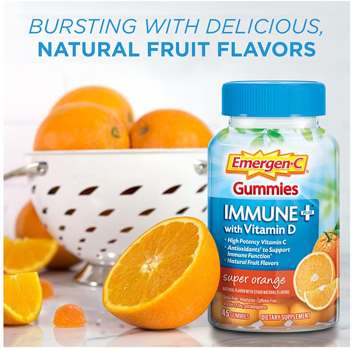 EMERGEN-C IMMUNE+ IMMUNE GUMMIES - 45 ADET