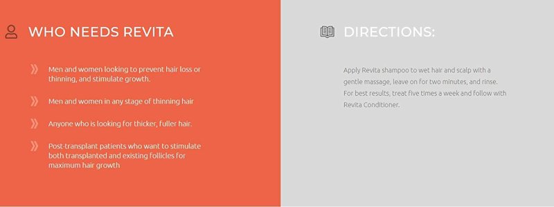 REVITA HIGH-PERFORMANCE HAIR STIMULATING SHAMPOO AND CONDITIONER - 205 ML