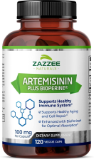 ZAZZEE NATURALS ARTEMISININ - 120 TABLET