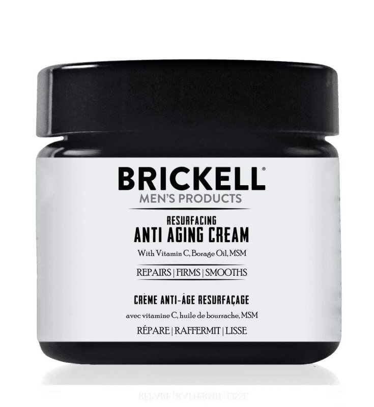 BRICKELL MEN'S PRODUCTS RESURFACING ANTI-AGING CREAM - 2 OUNCE