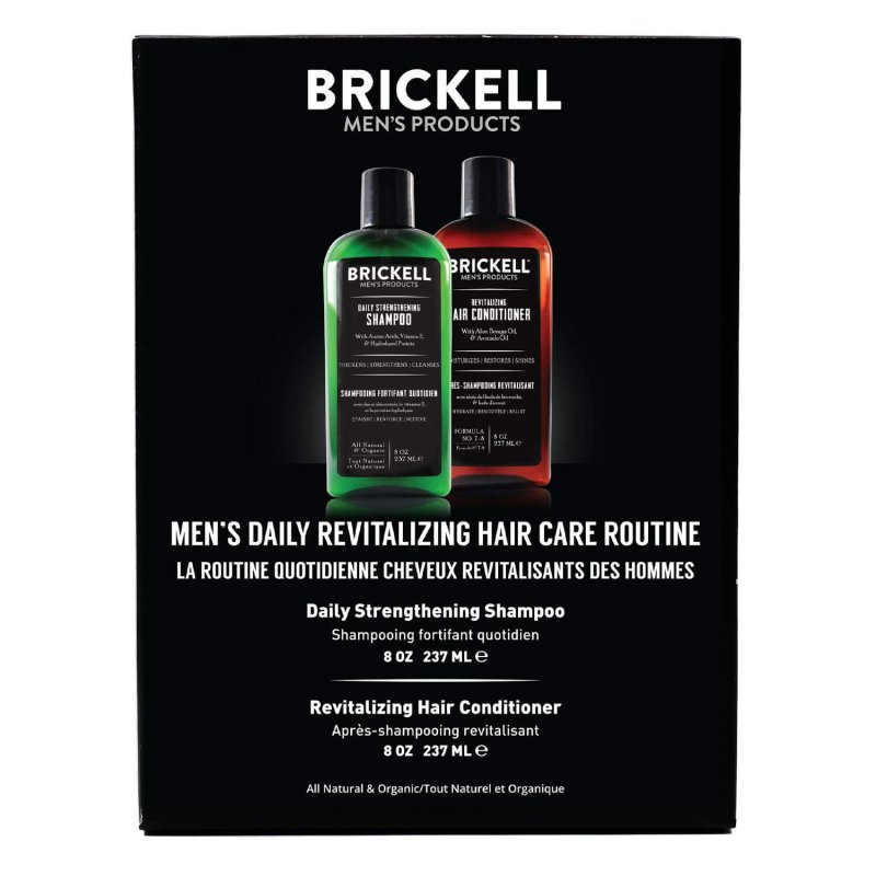 BRICKELL SHAMPOO AND CONDITIONER SET FOR MEN - 237 ML