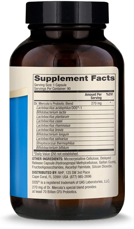 DR. MERCOLA COMPLETE PROBIOTICS - 90 TABLET