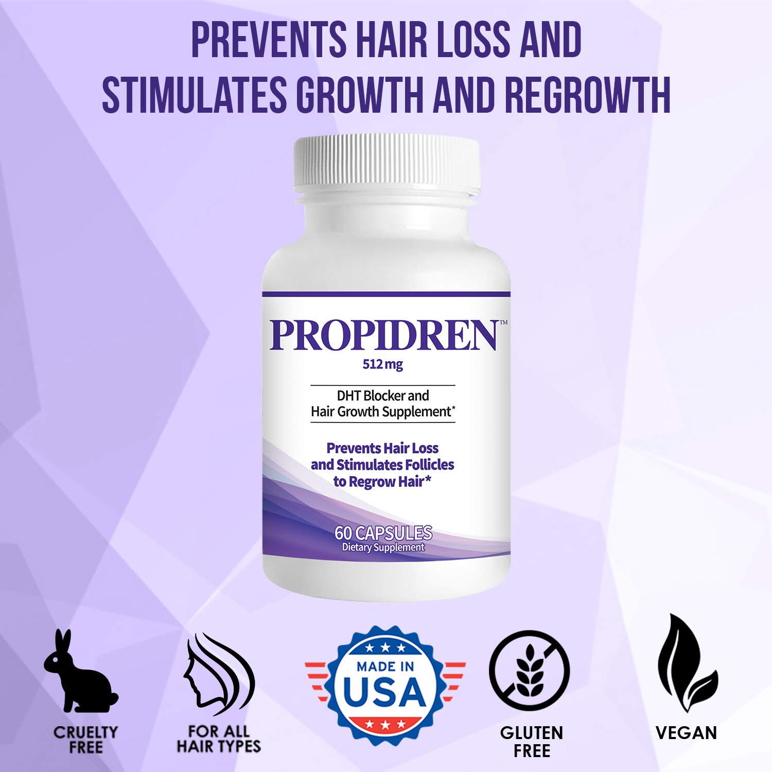 PROPIDREN DHT BLOCKER AND HAIR GROW - 60 TABLET