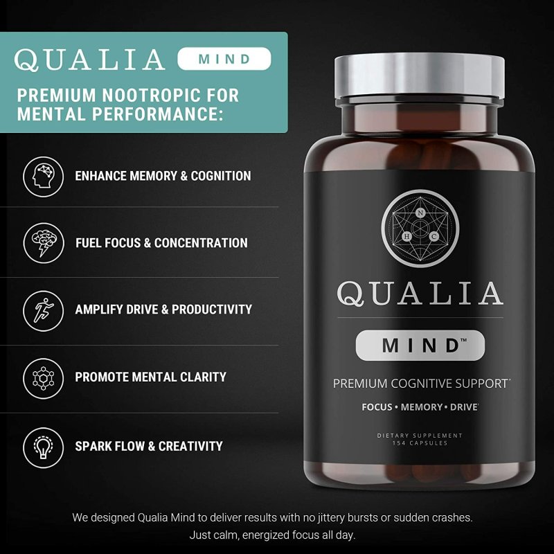 QUALIA MIND NOOTROPICS - 120 TABLET