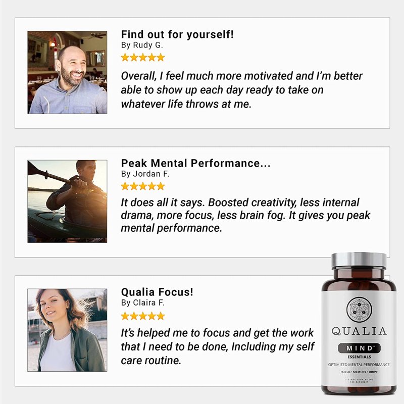 QUALIA MIND ESSENTIALS NOOTROPICS - 100 TABLET