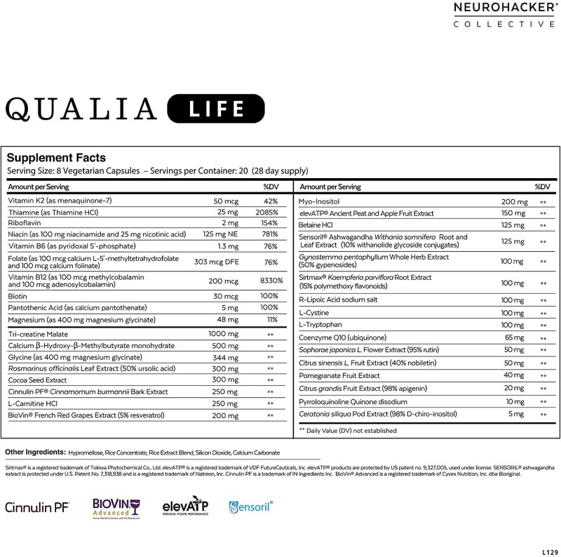 QUALIA OPTIMIZED AGING - 160 TABLET