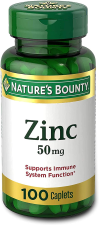 NATURE'S BOUNTY ZINC 50 MG - 100 TABLET