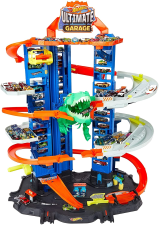 HOT WHEELS CITY ROBO T-REX ULTIMATE GARAGE