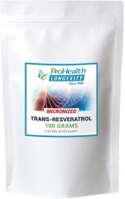 PROHEALTH LONGEVITY BULK MICRONIZED TRANS RESVERATROL - 100 G