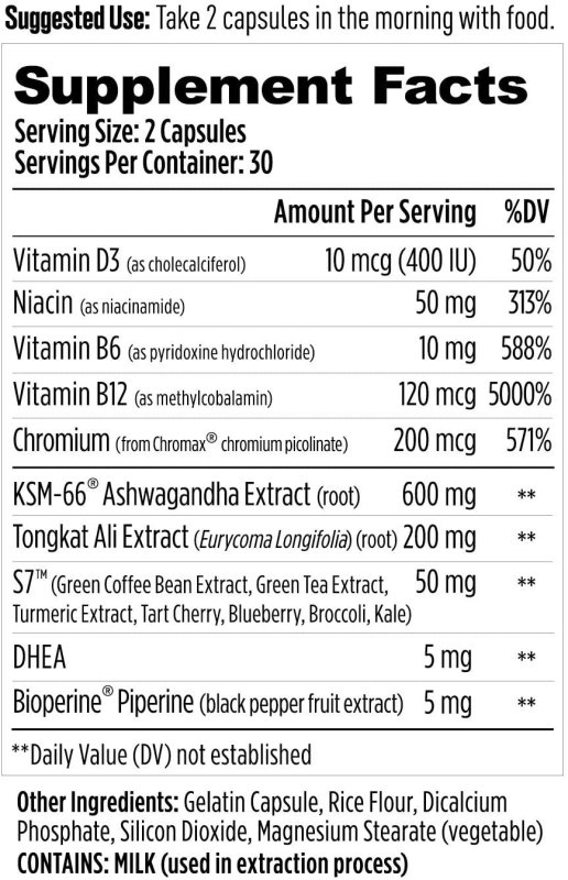 MDRIVE TESTOSTERONE SUPPORT - 60 TABLET