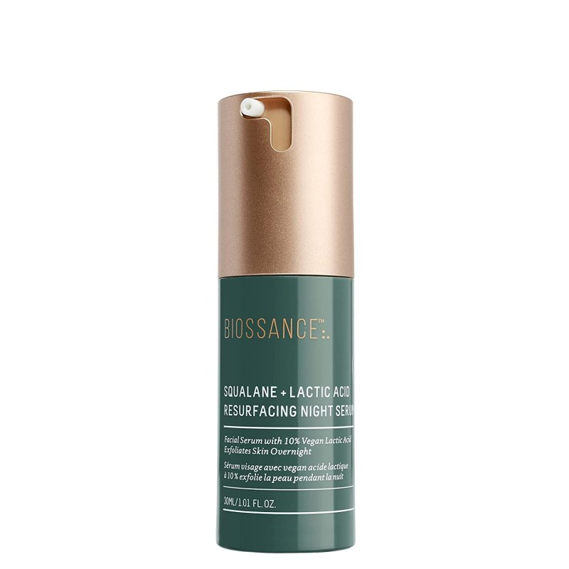 BIOSSANCE SQUALANE  LACTIC ACID RESURFACING NIGHT SERUM - 30 ML