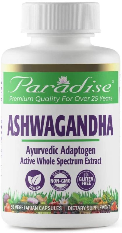 PARADISE HERBS ASHWAGANDHA - 60 TABLET