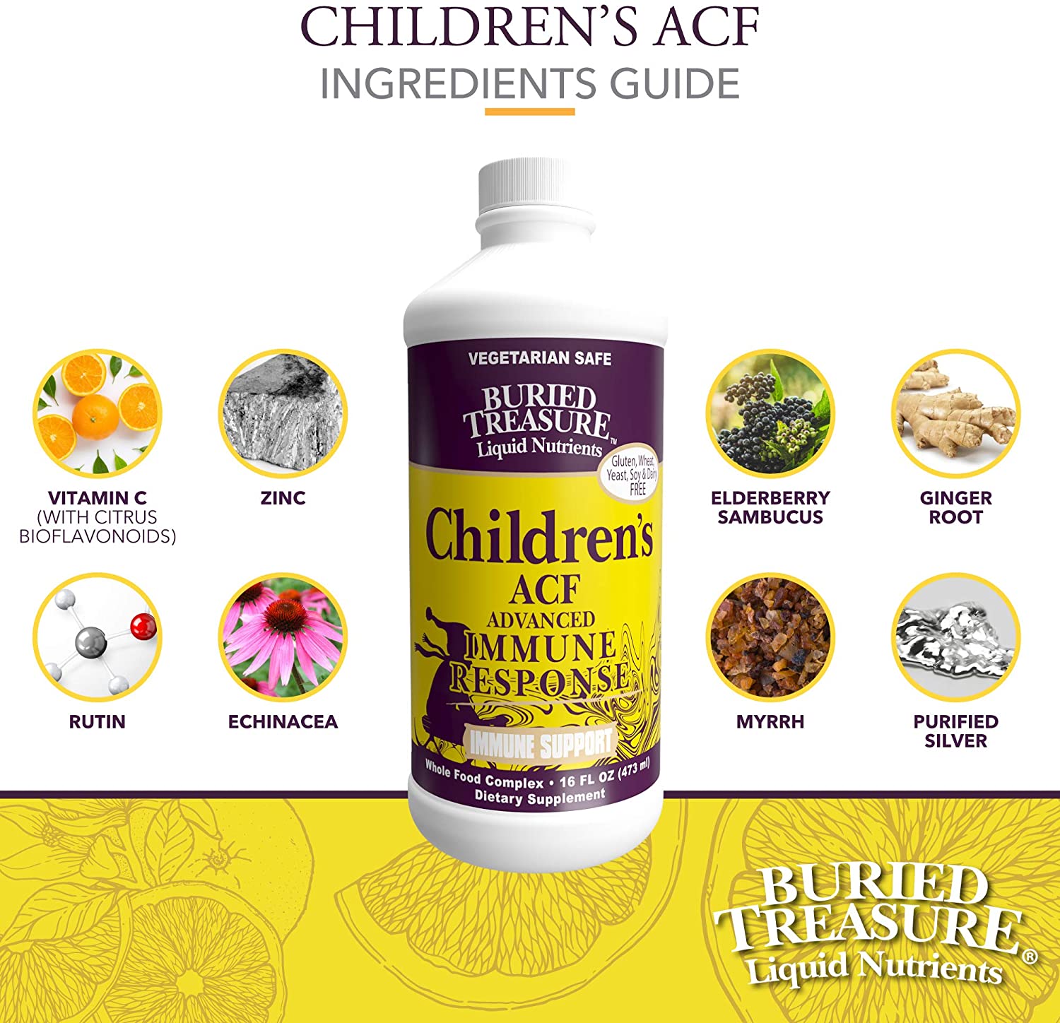 BURIED TRESURE CHILDRENS ACF - 473 ML