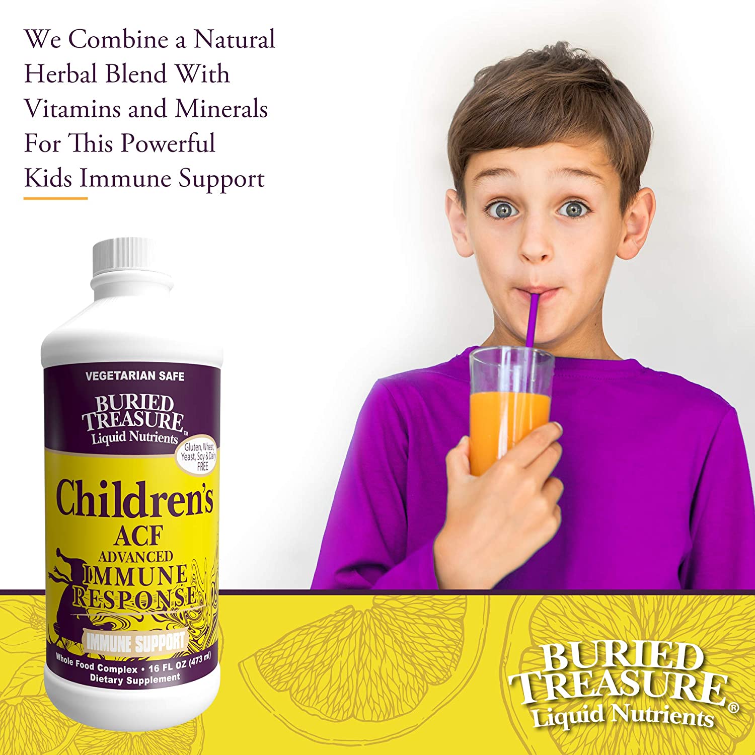 BURIED TRESURE CHILDRENS ACF - 473 ML