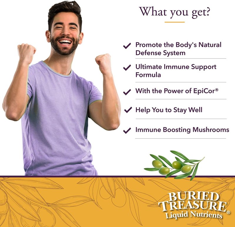 BURIED TREASURE ADULT DAILY IMMUNE WELLNESS - 473 ML