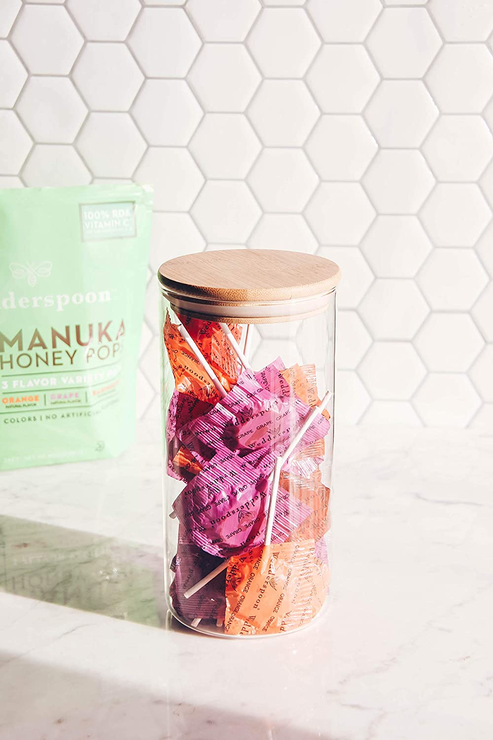 WEDDERSPOON ORGANIC MANUKA HONEY POPS - 24 COUNT
