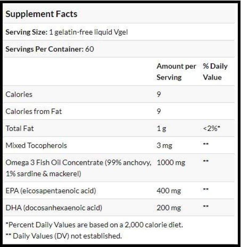 PARADISE HERBS OMEGA SURE - 60 TABLET