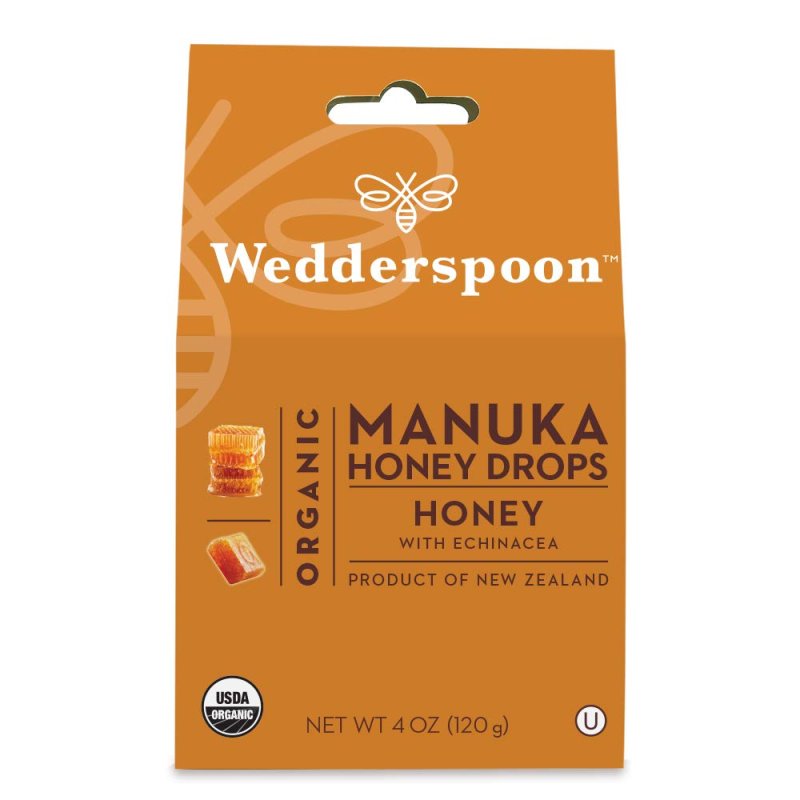 WEDDERSPOON ORGANIC MANUKA HONEY DROPS - 120 G