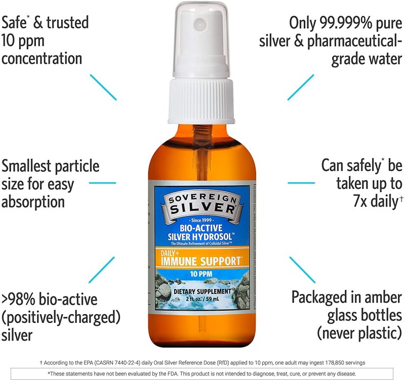 SOVEREIGN SILVER BIO-ACTIVE SILVER HYDROSOL - 59 ML