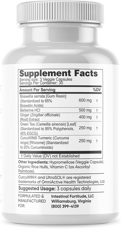 INTESTINAL FORTITUDE ANTI INFLAMMATORY - 90 TABLET