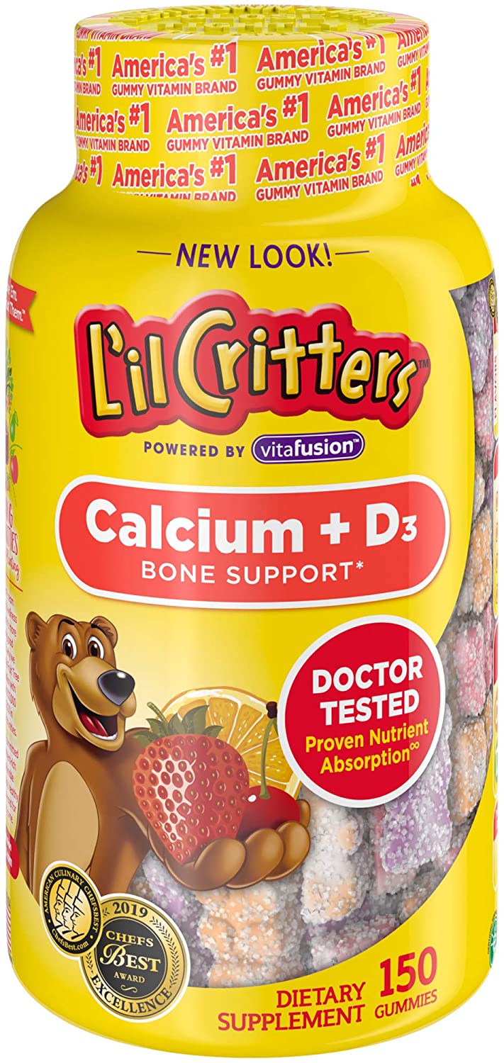 L'IL CRITTERS KIDS CALCIUM - 150 GUMMIES
