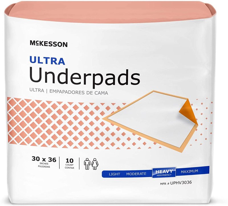 MCKESSON ULTRA UNDERPADS - 100 COUNT