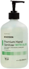 MCKESSON PREMIUM HAND SANITIZER - 18 OZ