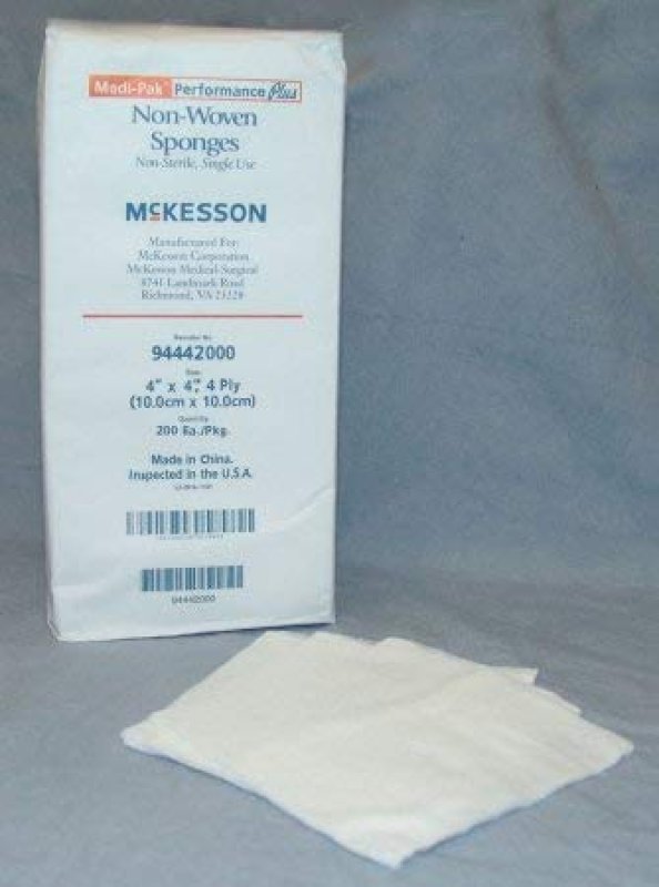 MCKESSON NON WOVEN SPONGE - 10 PACK
