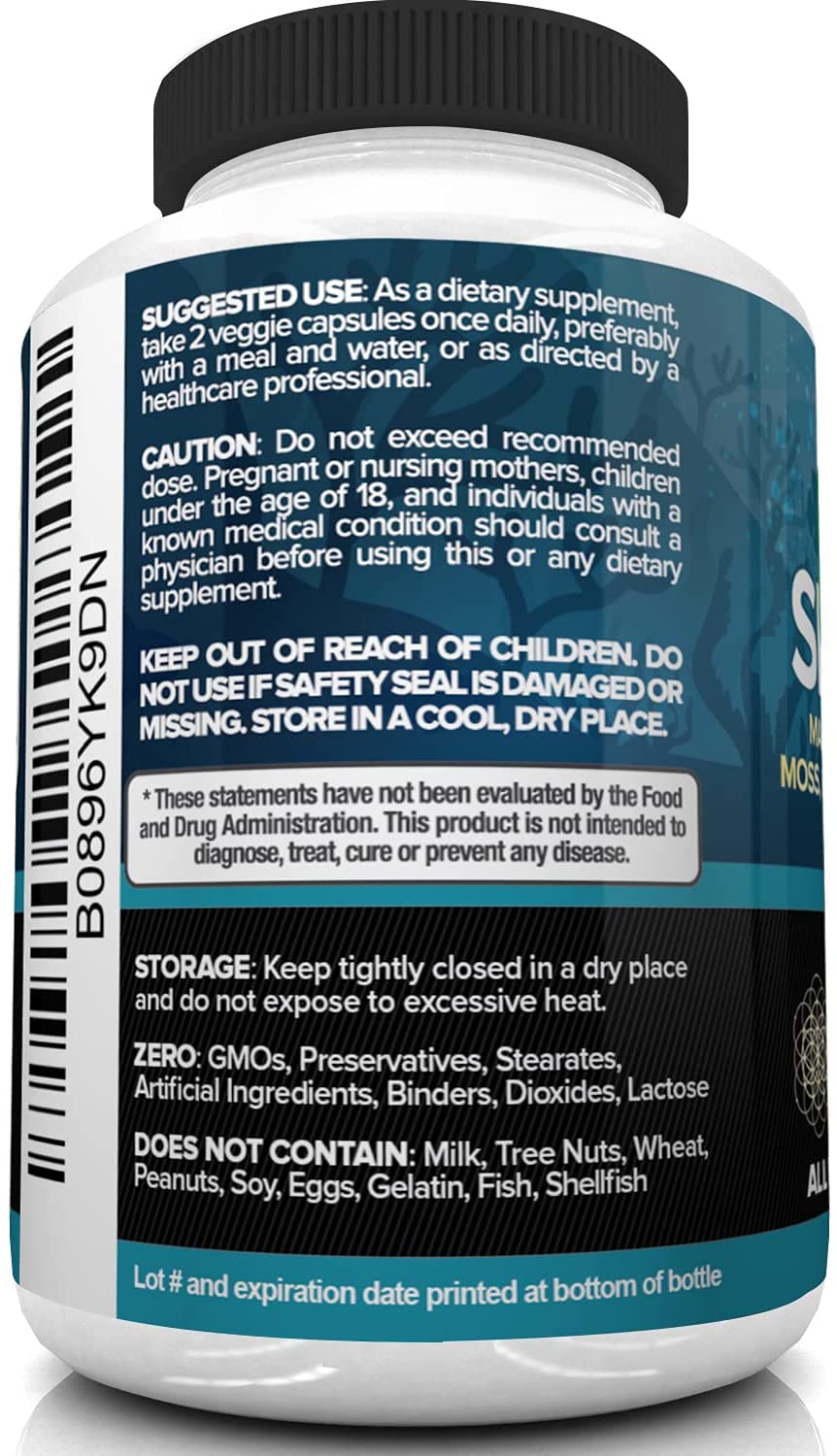 NUTRIVEIN SEA MOSS - 120 TABLET