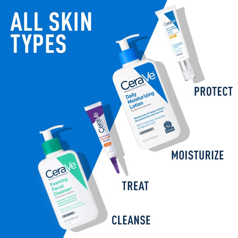 CERAVE FOAMING FACIAL CLEANSER - 473 ML