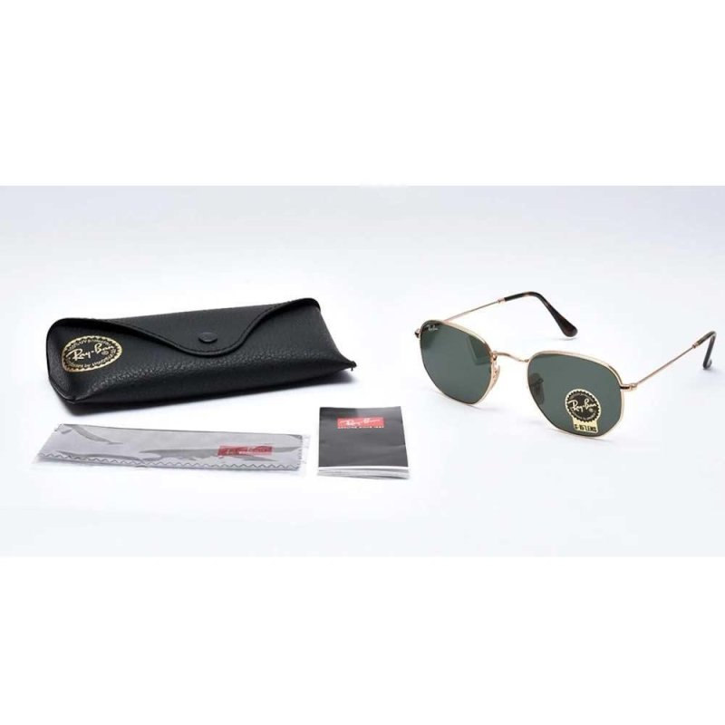 RAY-BAN RB3548N HEXAGONAL FLAT LENS SUNGLASSES
