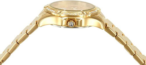 INVICTA WOMEN'S WILDFLOWERANGELANALOG DISPLAY QUARTZ STAINLESS-STEEL STRAP GOLD CASUAL WATCH