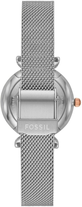 FOSSIL WOMEN'S CARLIE MINI STAINLESS STEEL QUARTZ WATCH