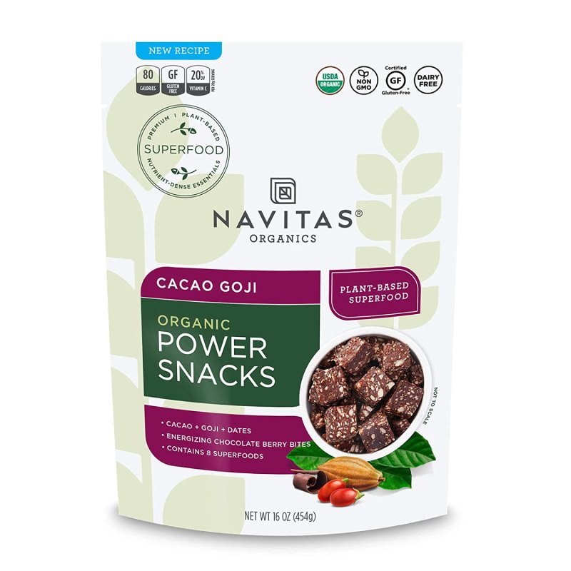 NAVITAS ORGANICS SUPERFOOD POWER SNACKS - 454 G