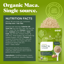 NAVITAS ORGANICS MACA POWDER - 454 G