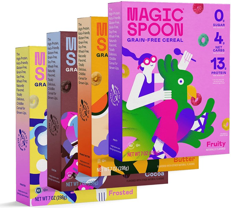 MAGIC SPOON GRAIN FREE CEREAL - 4 PACK