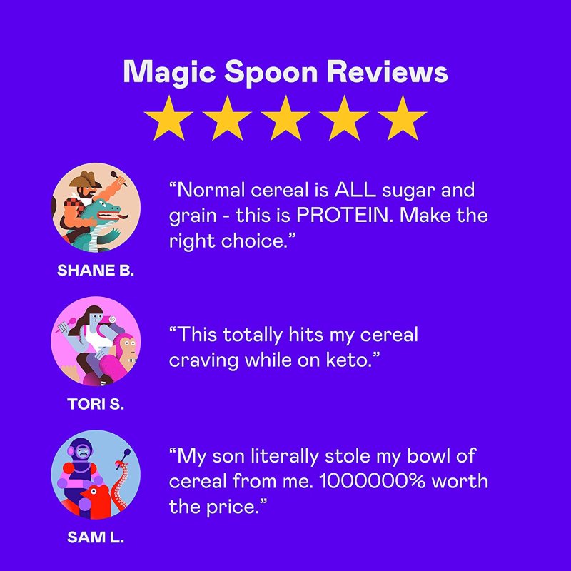 MAGIC SPOON GRAIN FREE CEREAL - 8 PACK